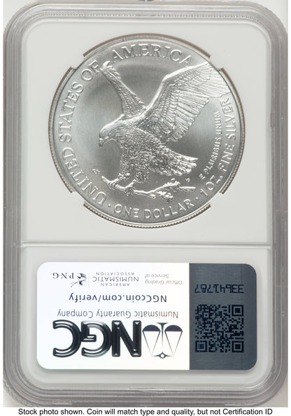 2024 Silver Eagle Brown Label NGC MS70