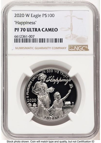 2020-W Proof Platinum Eagle 1 oz Brown Label NGC PF70