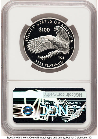 2020-W Proof Platinum Eagle 1 oz Brown Label NGC PF70