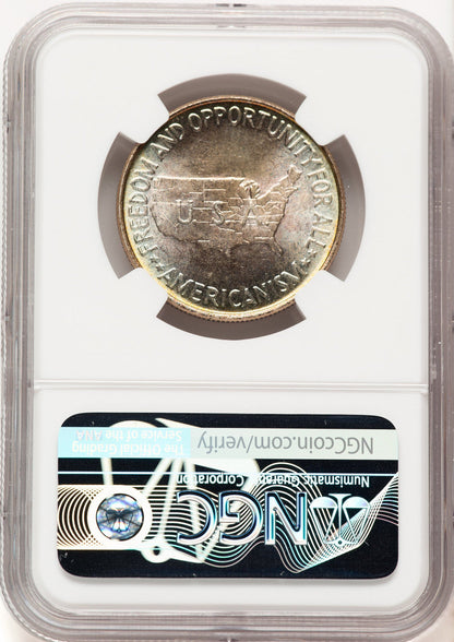 1952 50C Washington-Carver Commemorative Silver NGC MS67 (780378010)