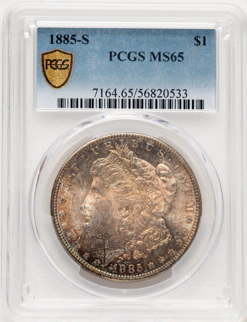 1885-S Morgan Dollar PCGS MS65 (780390008)