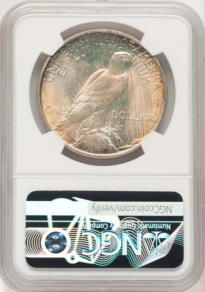 1922-D Peace Dollar NGC MS66 (780419012)