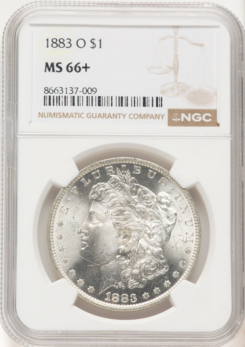 1883-O Morgan Dollar NGC MS66+
