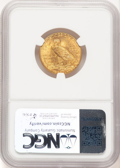 1915 $5 Indian Half Eagle NGC MS64 (780753021)