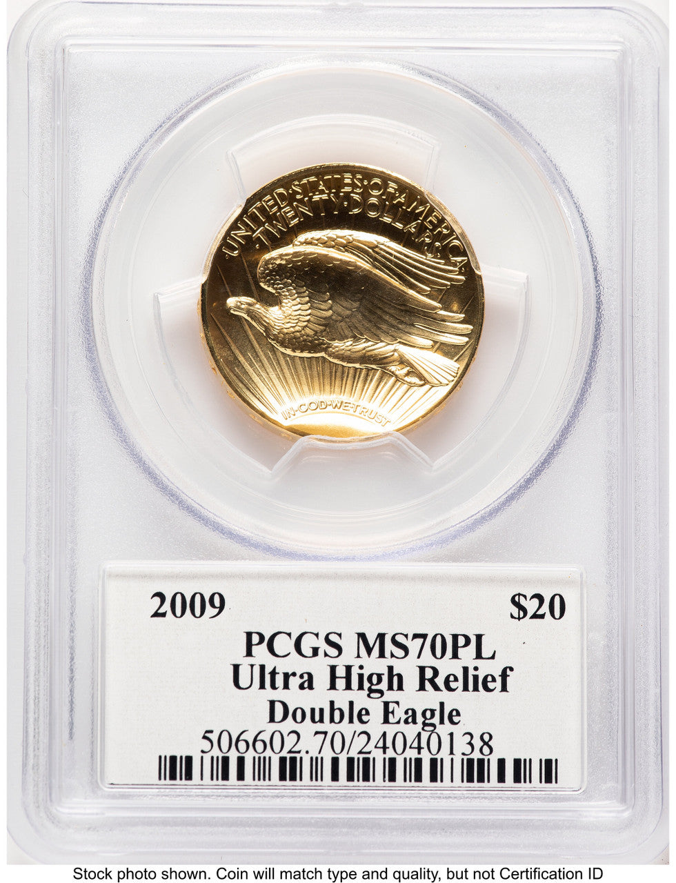 2009 G$20 Ultra High Relief PL John PCGS MS70 Mercanti
