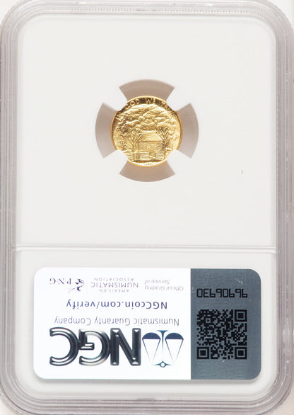 1922 G$1 Grant No Star Commemorative Gold NGC MS67+ (781062019)