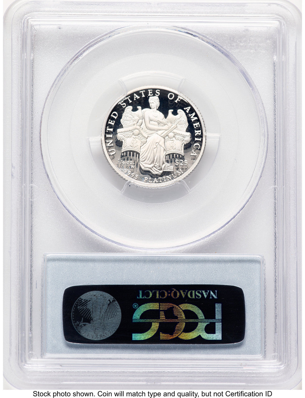 2006-W Proof Platinum Eagle 1/4 oz Blue Label PCGS PR70 (781206029)