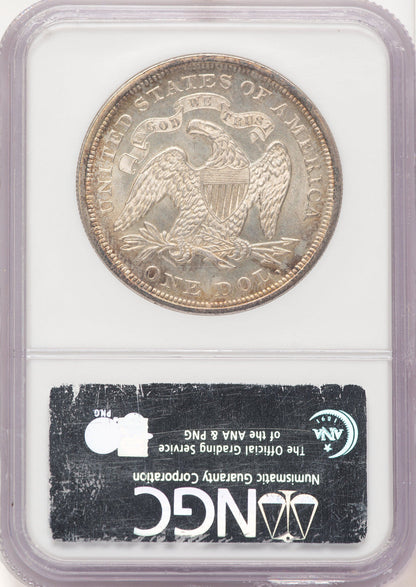 1871 Seated Dollar NGC MS65