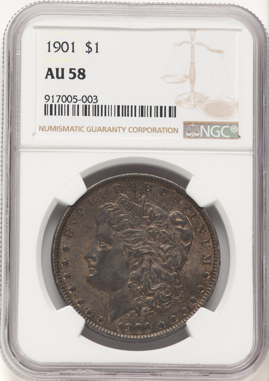 1901 Morgan Dollar NGC AU58 (781774027)