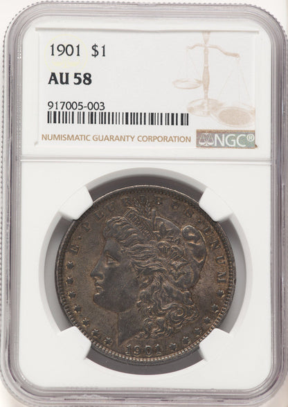 1901 Morgan Dollar NGC AU58 (781774027)
