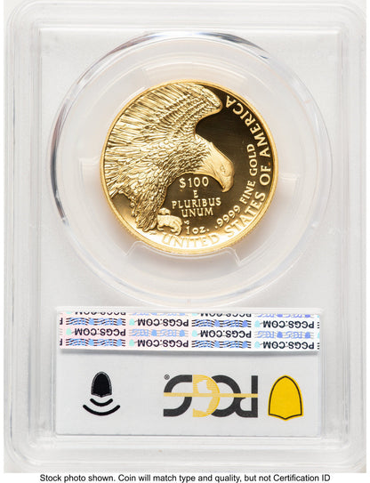 2019-W G$100 American Liberty High Relief Enhanced PL Blue Gradient PCGS MS70 (782053013)