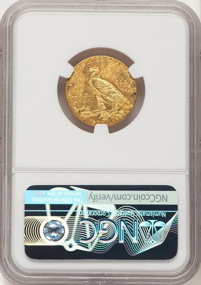 1908 $5 Indian Indian Half Eagle NGC MS63 (782214054)