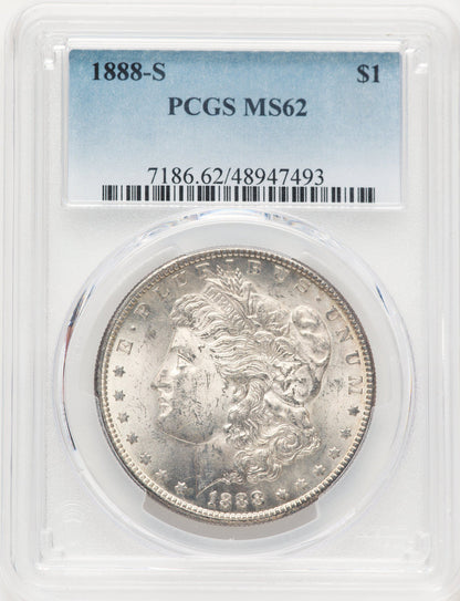 1888-S Morgan Dollar PCGS MS62 (782799037)