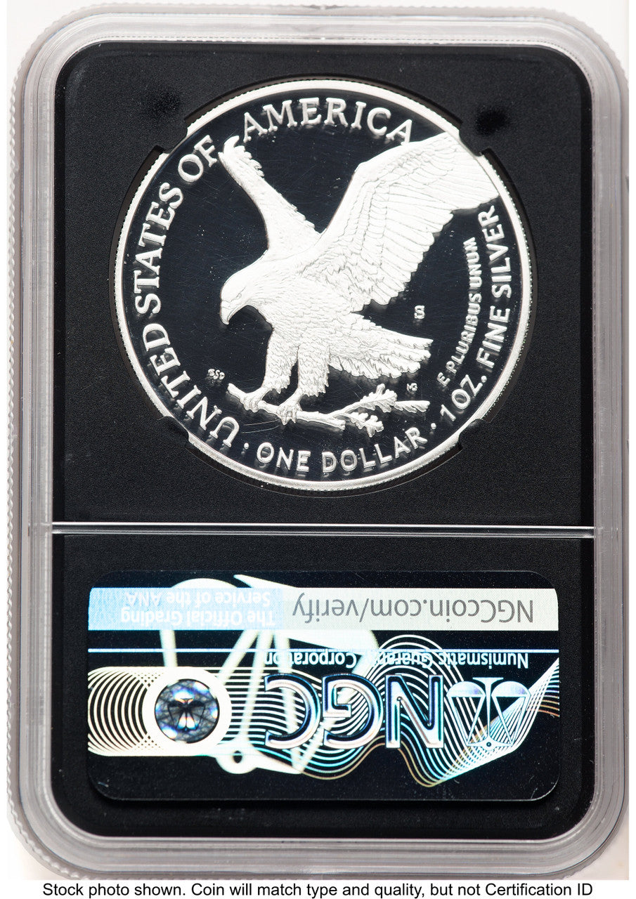 2021-S TY2 Proof Silver Eagle FDI NGC PF70 Michael Gaudioso