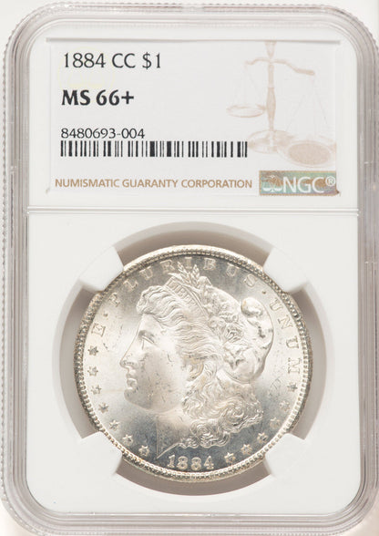 1884-CC Morgan Dollar NGC MS66+ (782868020)