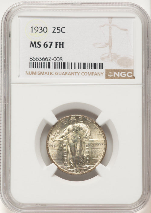 1930 25C FH Standing Liberty Quarter NGC MS67 (782991005)