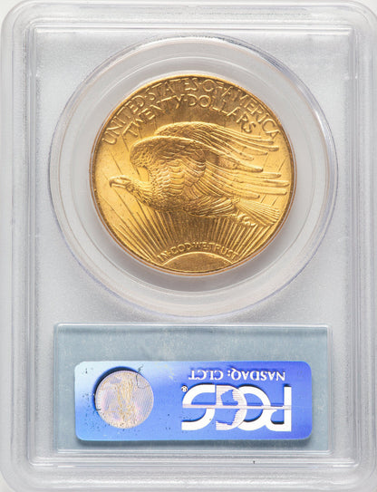 1927 $20 CAC Saint-Gaudens Double Eagle PCGS MS65