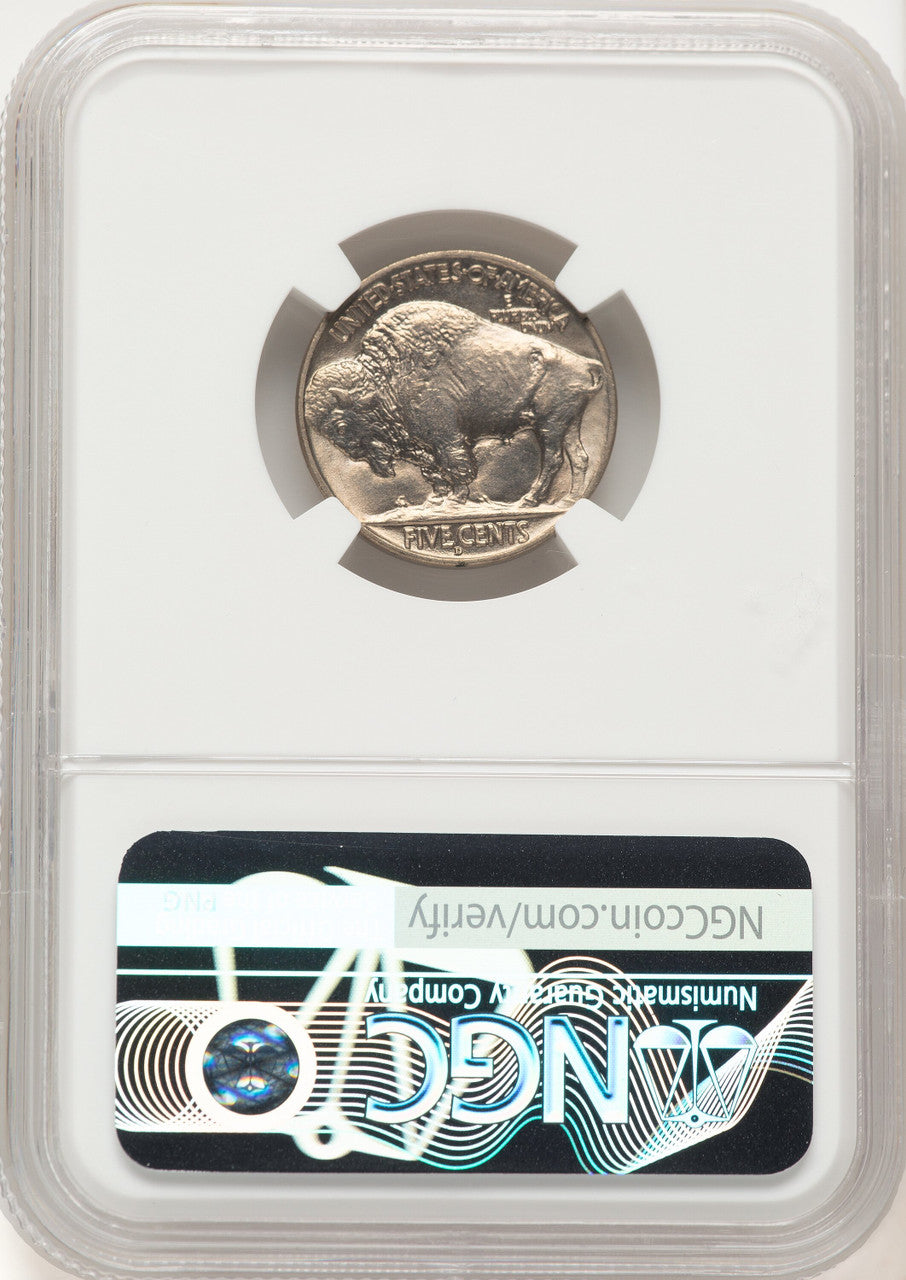 1915-D 5C Buffalo Nickel NGC MS66