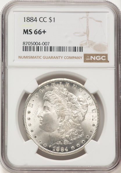 1884-CC Morgan Dollar NGC MS66+ (783003009)