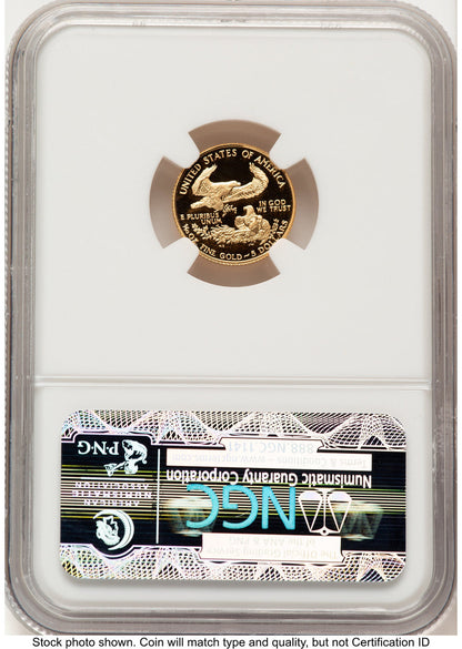 1988-P Proof Gold Eagle 1/10 oz Brown Label NGC PF70 (783189018)
