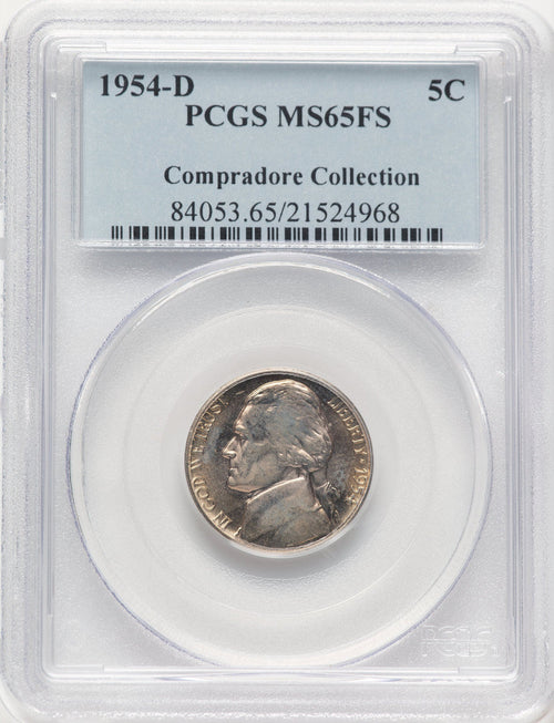 1954-D 5C FS Jefferson Nickel PCGS MS65