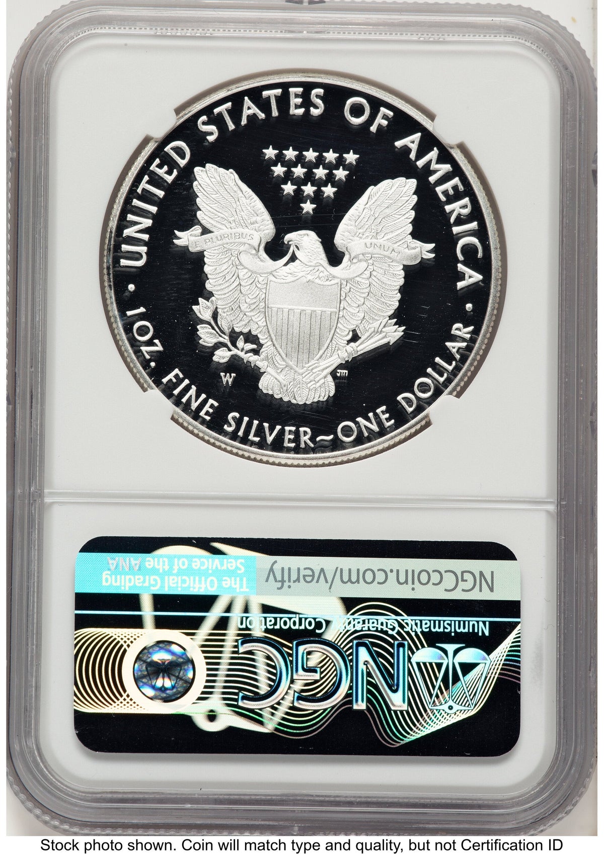 2019-W Proof Silver Eagle 1 oz FDI NGC PF70 Ed Moy