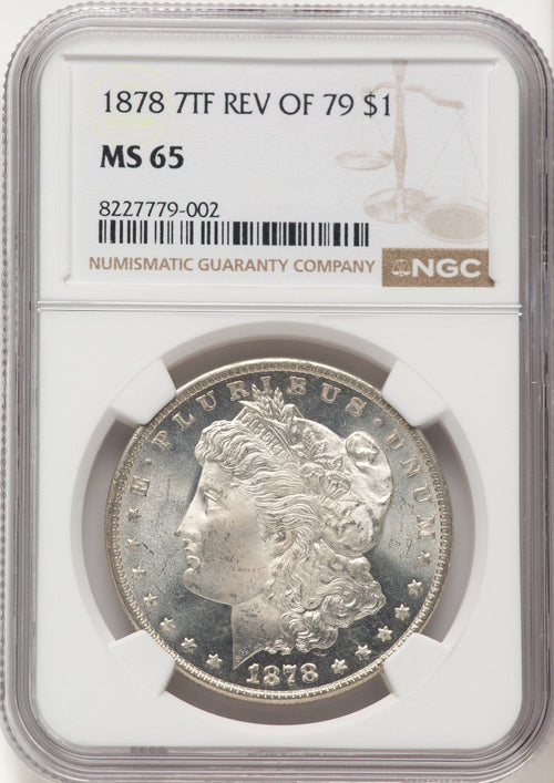 1878 7TF Reverse of 1879 Morgan Dollar NGC MS65 (783573016)