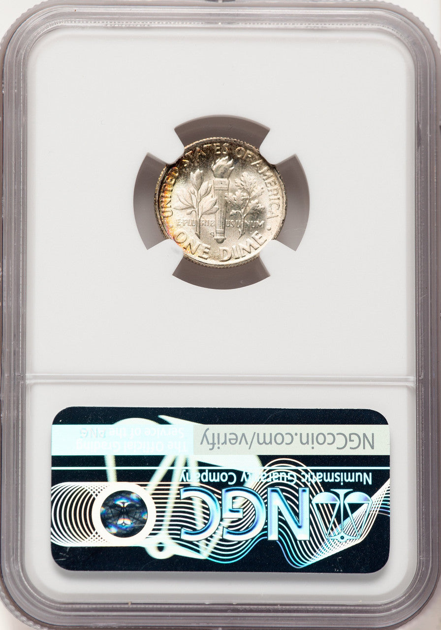 1947-S 10C FB Roosevelt Dime NGC MS68 (783712002)