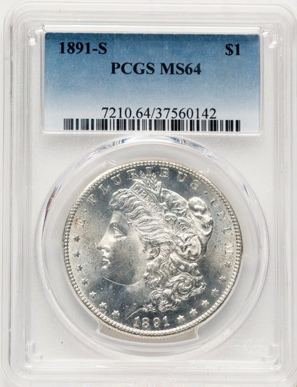 1891-S Morgan Dollar PCGS MS64 (783713007)
