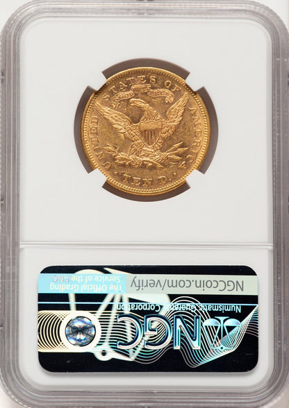 1868 $10 Liberty Eagle NGC AU55 (783791006)
