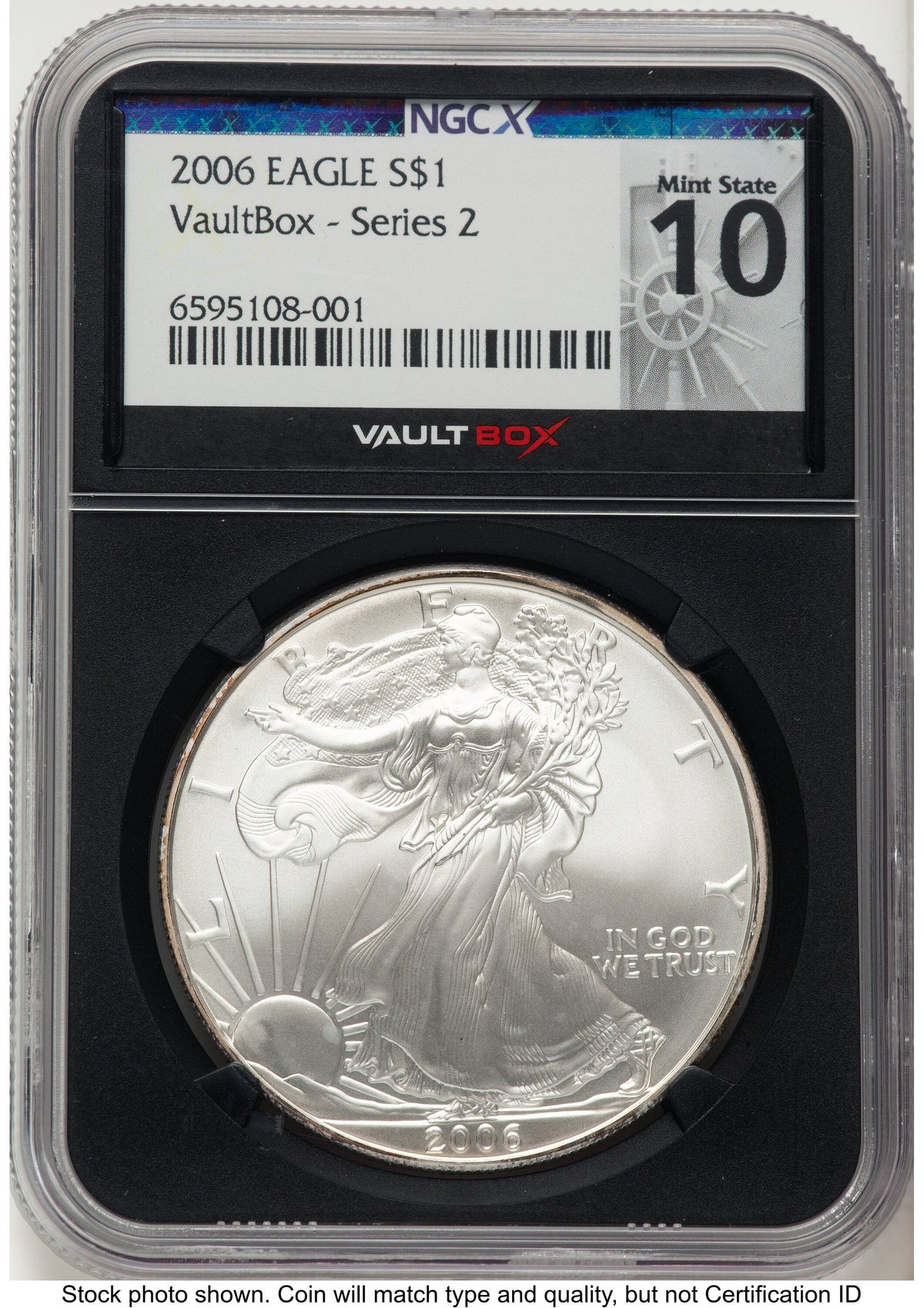 2006 Silver Eagle Vault Box Series 2 NGCX MS10