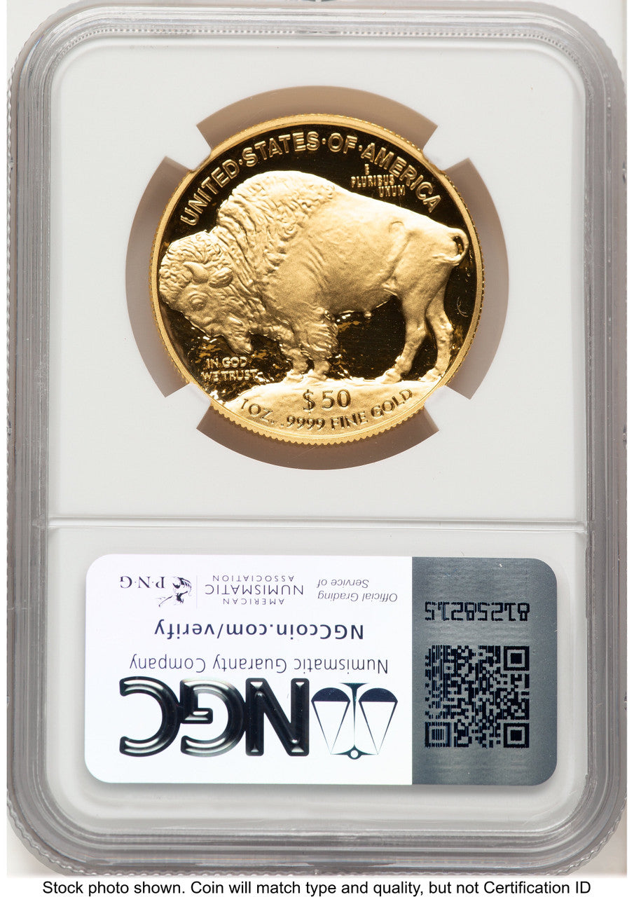 2024-W Proof Gold Buffalo 1 oz ER Mike Castle NGC PF70 (784474011)