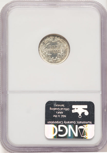 1891 10C Seated Dime NGC MS66
