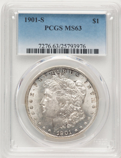 1901-S Morgan Dollar PCGS MS63
