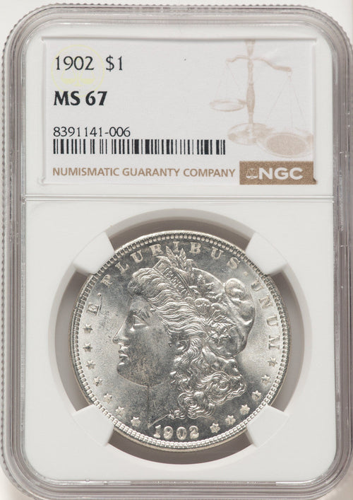 1902 Morgan Dollar NGC MS67