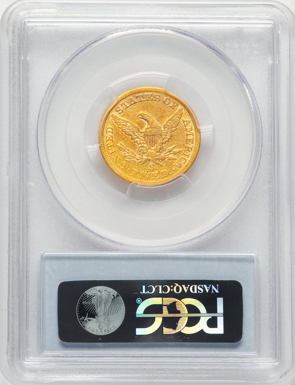 1864-S $5 Liberty Half Eagle PCGS VF35