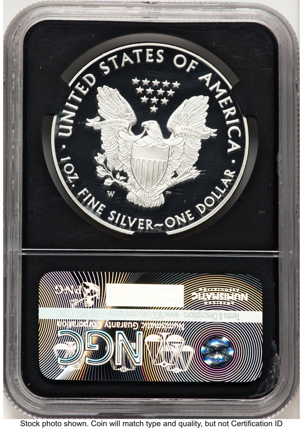 2016-W Proof Silver Eagle 1 oz FDI Mike Castle NGC PF70