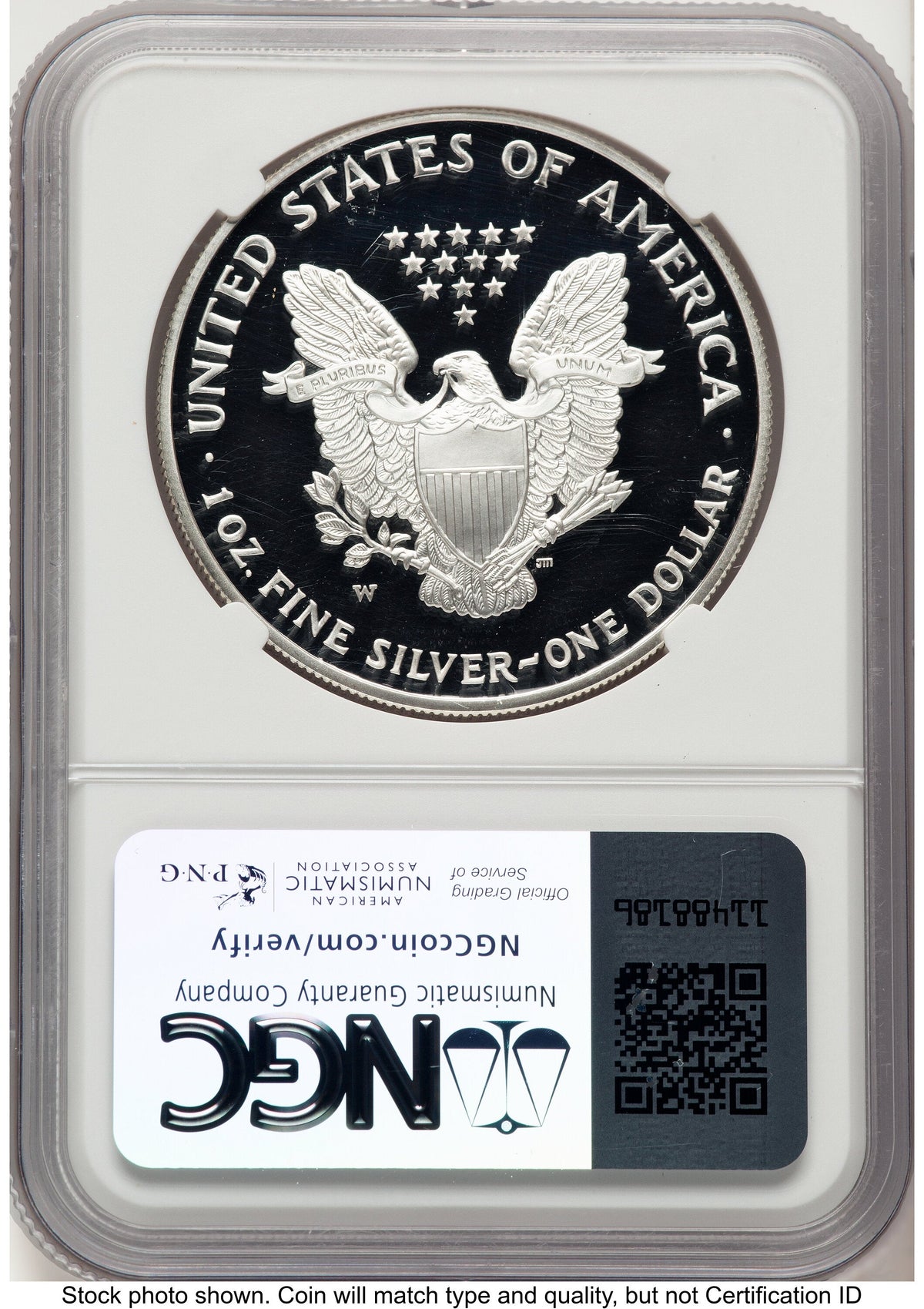 2002-W Proof Silver Eagle 1 oz John NGC PF70 Mercanti