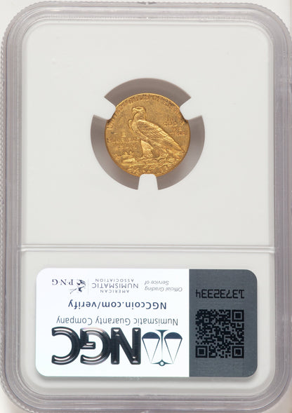 1913 $2.50 Indian Quarter Eagle NGC MS62