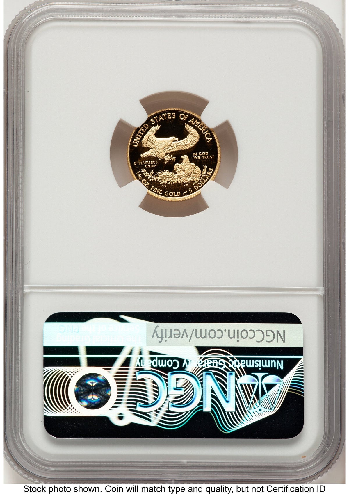 2013-W Proof Gold Eagle 1/10 oz Red Book NGC PF70