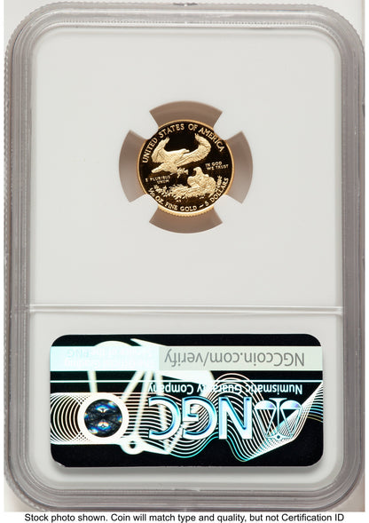2014-W Proof Gold Eagle 1/10 oz Red Book NGC PF70
