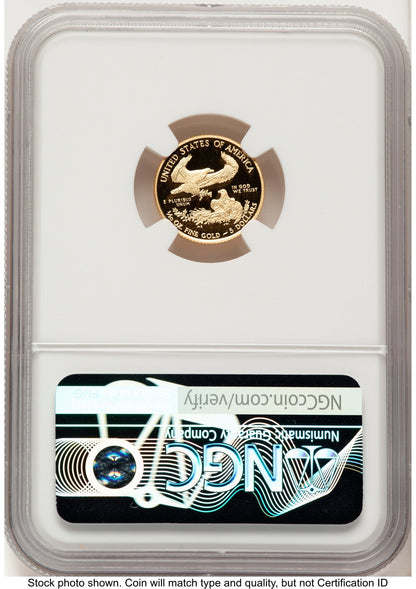 2015-W Proof Gold Eagle 1/10 oz Red Book NGC PF70