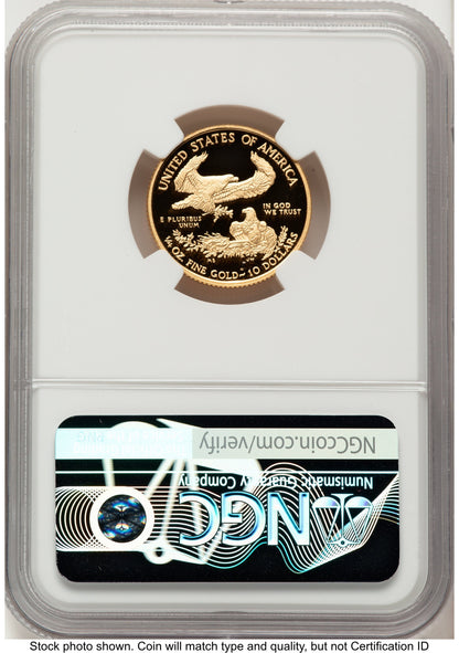 2014-W Proof Gold Eagle 1/4 oz Red Book NGC PF70