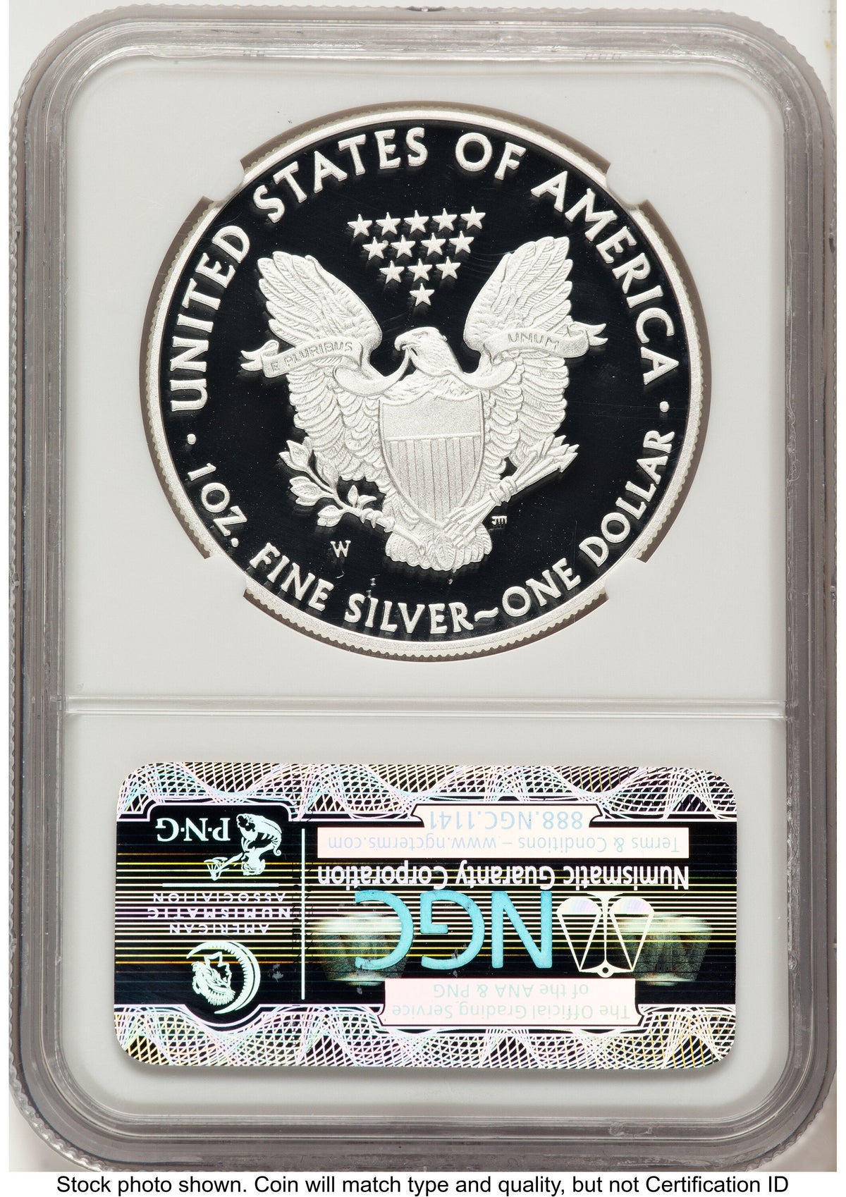 2011-W Proof Silver Eagle 1 oz ER Blue NGC PF70