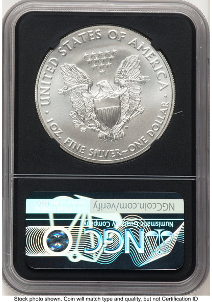 2021 Silver Eagle Type 1 /David J Ryder Mint Director's Series NGC MS70 Ed Moy