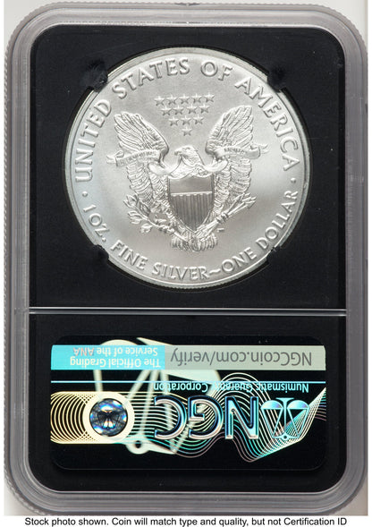 2021-(S) Silver Eagle Type 1 Emergency Production FDI NGC MS70 Ed Moy