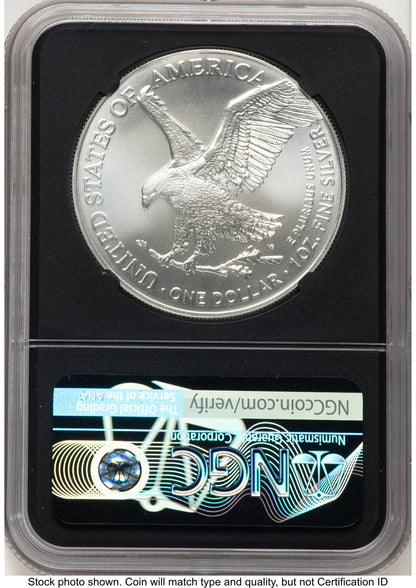 2021 Silver Eagle Type 2 ER David J Ryder Mint Director's Series NGC MS70