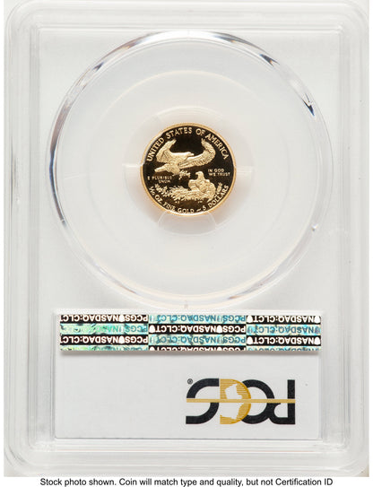 2012-W Proof Gold Eagle 1/10 oz Blue Gradient PCGS PR70