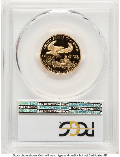 2008-W Proof Gold Eagle 1/4 oz Blue Gradient PCGS PR70
