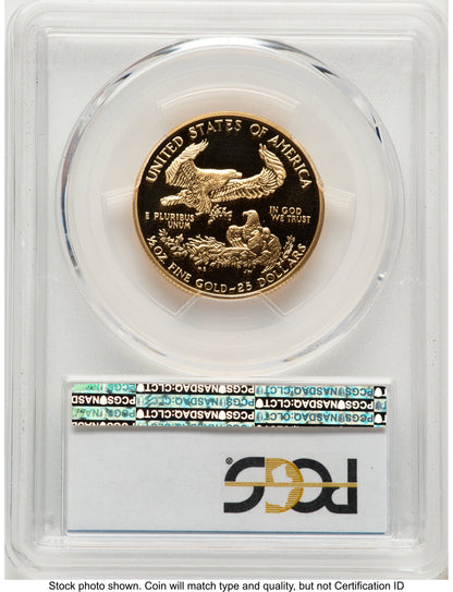 1993-P Proof Gold Eagle 1/2 oz Blue Gradient PCGS PR70